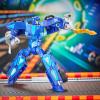 imageTransformers Collaborative Hot Wheels x Twin Mill Deluxe Class 5Inch Robot Action Figure Converts to Racecar Car Toys for Ages 8