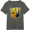 imageTransformers EarthSpark Bumblebee Logo Fill TShirtAsphalt Grey