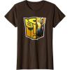 imageTransformers EarthSpark Bumblebee Logo Fill TShirtBrown