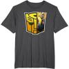 imageTransformers EarthSpark Bumblebee Logo Fill TShirtDark Heather Grey