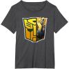 imageTransformers EarthSpark Bumblebee Logo Fill TShirtDark Heather Grey