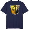 imageTransformers EarthSpark Bumblebee Logo Fill TShirtNavy Blue