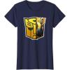 imageTransformers EarthSpark Bumblebee Logo Fill TShirtNavy Blue