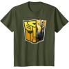imageTransformers EarthSpark Bumblebee Logo Fill TShirtOlive Green