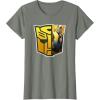imageTransformers EarthSpark Bumblebee Logo Fill TShirtOlive Heather