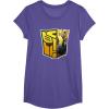 imageTransformers EarthSpark Bumblebee Logo Fill TShirtPurple Heather
