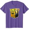 imageTransformers EarthSpark Bumblebee Logo Fill TShirtPurple Heather