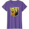imageTransformers EarthSpark Bumblebee Logo Fill TShirtPurple Heather