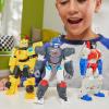 imageTransformers MixMashers Starscream Custom MixandMatch Action Figure ampamp Accessories 5InchScale 12 cm Robot Toys for Kids Ages 4