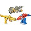 imageTransformers Playskool Primal TeamUp 3Pack with Optimus PrimeBumblebee and Grimlock Converting Dinosaur Figures 45Inch Toys Ages 3 and Up Amazon ExclusiveToysTransformers