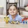 imageTransformers Playskool Primal TeamUp 3Pack with Optimus PrimeBumblebee and Grimlock Converting Dinosaur Figures 45Inch Toys Ages 3 and Up Amazon ExclusiveToysTransformers