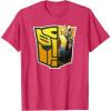 imageTransformers EarthSpark Bumblebee Logo Fill TShirtRed Heather