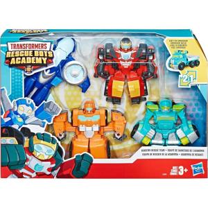 imagePlayskool Heroes Transformers Rescue Bots Academy Rescue Team Pack 4 Collectible 45quot Converting Action Figures Toys for Kids Ages 3 ampamp Up Amazon ExclusiveAcademy Rescue Team