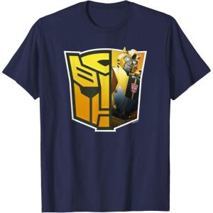 imageTransformers EarthSpark Bumblebee Logo Fill TShirtNavy Blue