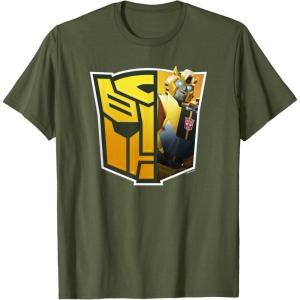 imageTransformers EarthSpark Bumblebee Logo Fill TShirtOlive Green