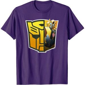 imageTransformers EarthSpark Bumblebee Logo Fill TShirtPurple