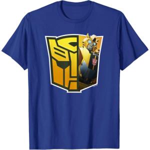 imageTransformers EarthSpark Bumblebee Logo Fill TShirtRoyal Blue