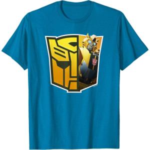 imageTransformers EarthSpark Bumblebee Logo Fill TShirtSapphire Blue