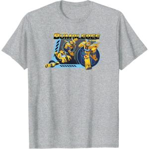 imageTransformers EarthSpark Bumblebee Transforming TShirtHeather Grey