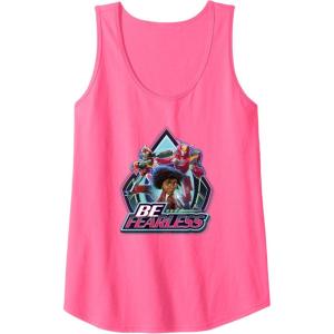 imageTransformers EarthSpark Group Shot Be Fearless Tank TopNeon Pink