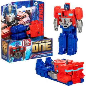 imageTransformers One Cog Changer Optimus Prime Orion Pax 4Inch Robot Action Figure Interactive Toys for Boys and Girls Ages 6 and Up