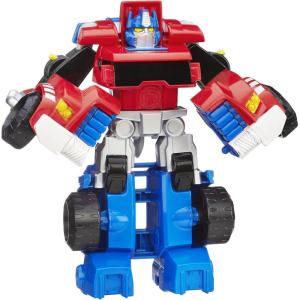 imageTransformers Playskool Heroes Rescue Bots Optimus Prime 45Inch Action Figure Kids Converting Robot Toy Ages 3 Amazon Exclusive