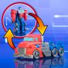 imageTransformers 1Step Flip Heroes 3Pack 4Inch Wheeljack Bumblebee and Optimus Prime Action Figures Kids Easter Toys or Basket Stuffers Age 6