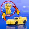 imageTransformers 1Step Flip Heroes 3Pack 4Inch Wheeljack Bumblebee and Optimus Prime Action Figures Kids Easter Toys or Basket Stuffers Age 6