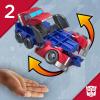 imageTransformers 1Step Flip Heroes 3Pack 4Inch Wheeljack Bumblebee and Optimus Prime Action Figures Kids Easter Toys or Basket Stuffers Age 6