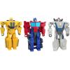 imageTransformers 1Step Flip Heroes 3Pack 4Inch Wheeljack Bumblebee and Optimus Prime Action Figures Kids Easter Toys or Basket Stuffers Age 6