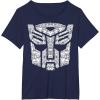 imageTransformers Autobots Iconic Black TShirt  Classic Fit Short SleeveNavy Blue