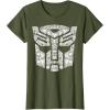 imageTransformers Autobots Iconic Black TShirt  Classic Fit Short SleeveOlive Green