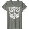 imageTransformers Autobots Iconic Black TShirt  Classic Fit Short SleeveOlive Heather