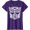 imageTransformers Autobots Iconic Black TShirt  Classic Fit Short SleevePurple