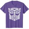 imageTransformers Autobots Iconic Black TShirt  Classic Fit Short SleevePurple Heather