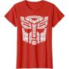 imageTransformers Autobots Iconic Black TShirt  Classic Fit Short SleeveRed