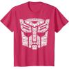 imageTransformers Autobots Iconic Black TShirt  Classic Fit Short SleeveRed Heather