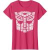 imageTransformers Autobots Iconic Black TShirt  Classic Fit Short SleeveRed Heather
