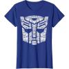 imageTransformers Autobots Iconic Black TShirt  Classic Fit Short SleeveRoyal Blue