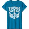 imageTransformers Autobots Iconic Black TShirt  Classic Fit Short SleeveSapphire Blue