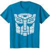 imageTransformers Autobots Iconic Black TShirt  Classic Fit Short SleeveSapphire Blue
