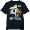 imageTransformers Bumblebee 4th Birthday TShirtBlack