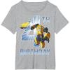 imageTransformers Bumblebee 4th Birthday TShirtHeather Grey