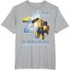 imageTransformers Bumblebee 4th Birthday TShirtHeather Grey