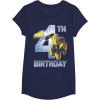 imageTransformers Bumblebee 4th Birthday TShirtNavy Blue