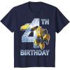 imageTransformers Bumblebee 4th Birthday TShirtNavy Blue