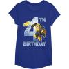 imageTransformers Bumblebee 4th Birthday TShirtRoyal Blue
