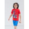 imageTransformers Bumblebee Optimus Prime Graphic TShirt ampamp Mesh Shorts Outfit Set Toddler to Big KidBlue  Red