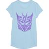 imageTransformers Decepticons Purple Icon Filled Logo TShirtBaby Blue