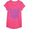 imageTransformers Decepticons Purple Icon Filled Logo TShirtPink Heather